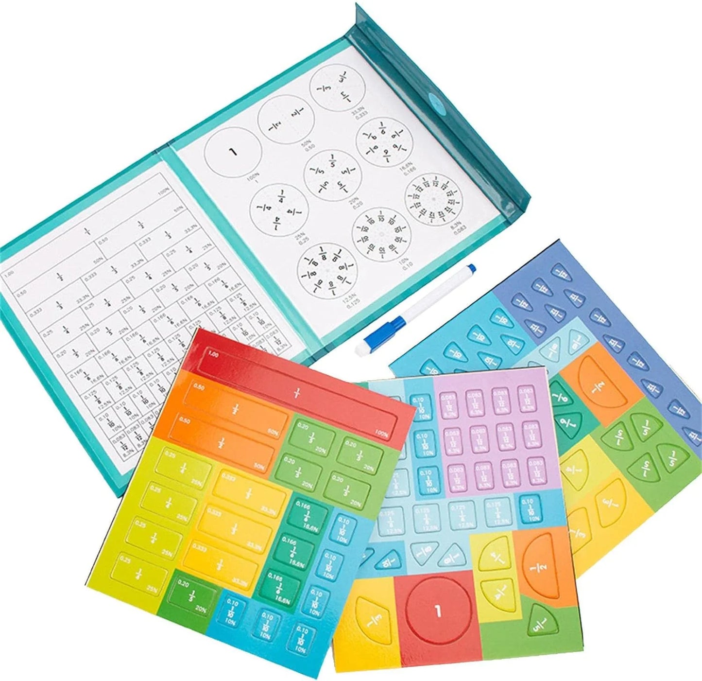 Joylo Montessori Magnetic Fraction Learning Set