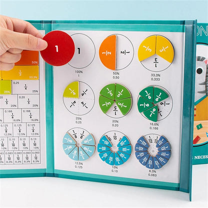 Joylo Montessori Magnetic Fraction Learning Set