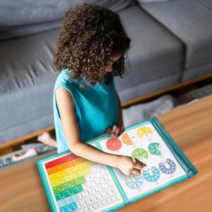 Montessori Magnetic Fraction Learning Set