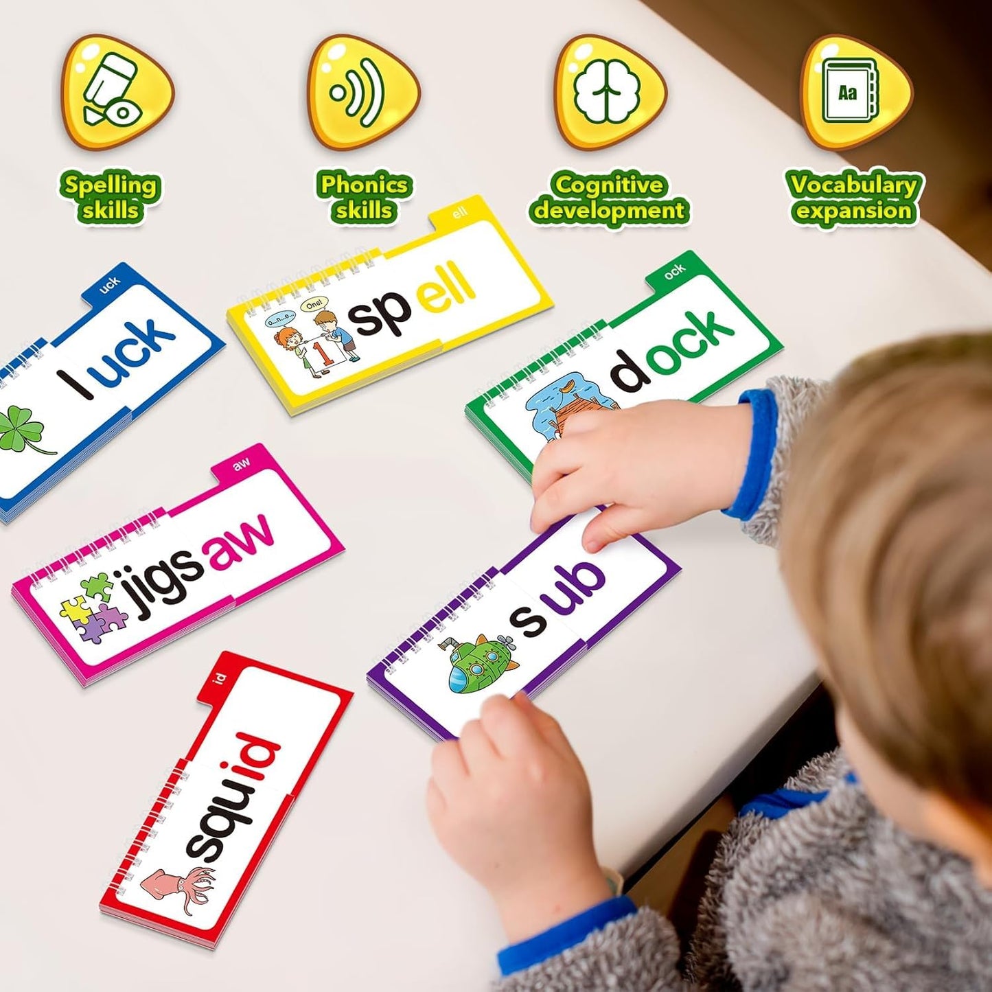 Joylo™ Fun Phonics 30-Flip Books