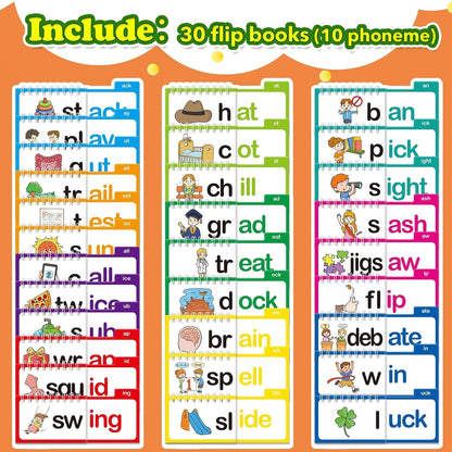 Joylo™ Fun Phonics 30-Flip Books