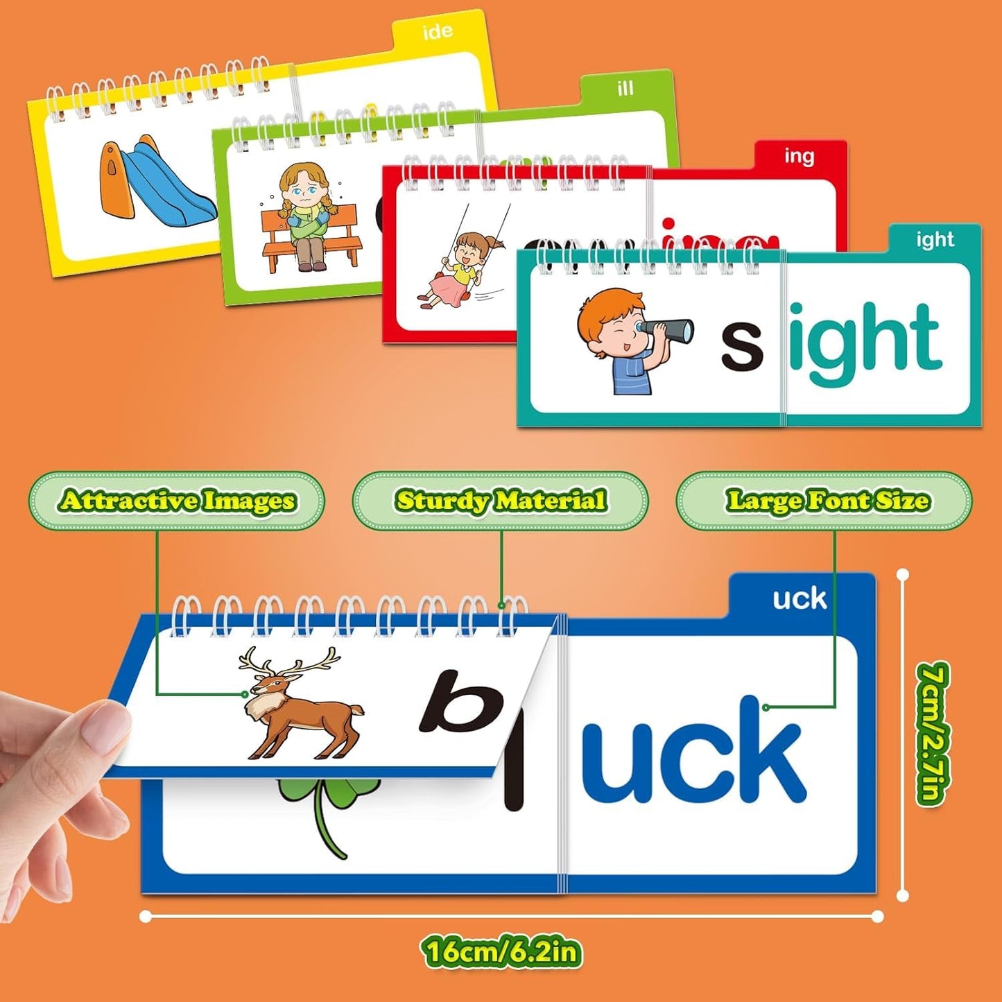 Joylo™ Fun Phonics 30-Flip Books