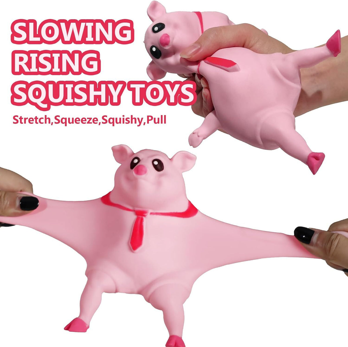 Pink Piggy Squishy – Cute Stress Relief & Fidget Toy
